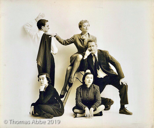 James Abbe Jr Portrait of Kathryn Abbe, Fernand and LIsa Fonssagrives and Leslie and Frances Gill