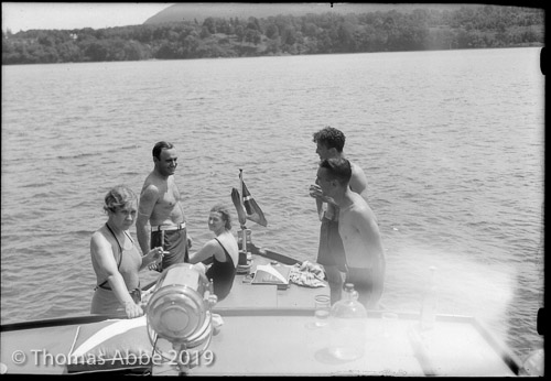 Boating with Phyllis and Terry Trachman 1934(?)
