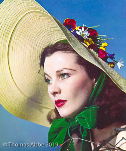 Vivien Leigh as Scarlet  O'Hara